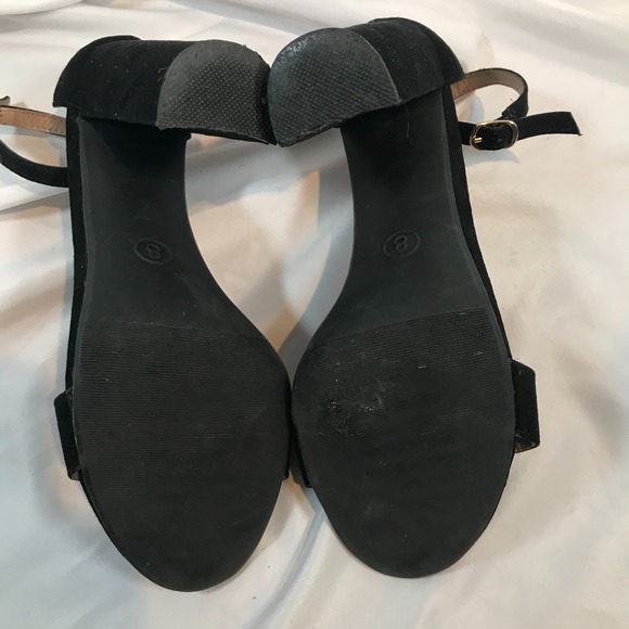 Merona Slingback Open Toe Block Heels Buckle Strap Womens US 8 EU 38.5 UK 6 - Picture 11 of 13